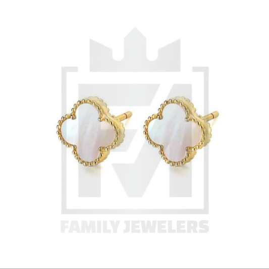 White Clover Earrings